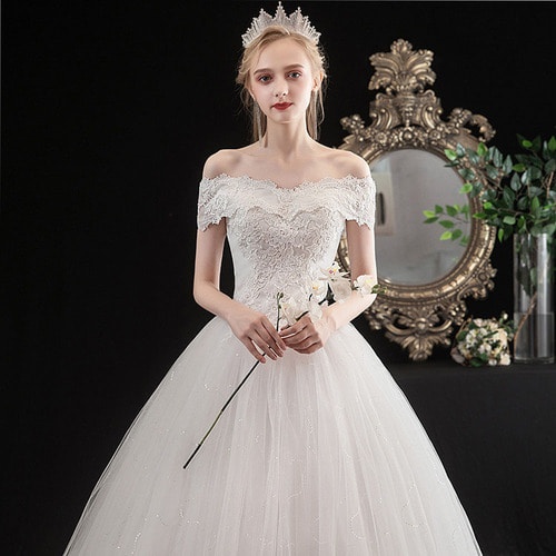 03번 웨딩드레스대여 레이스드레스, 졸업사진 완벽 컨셉으로 추천