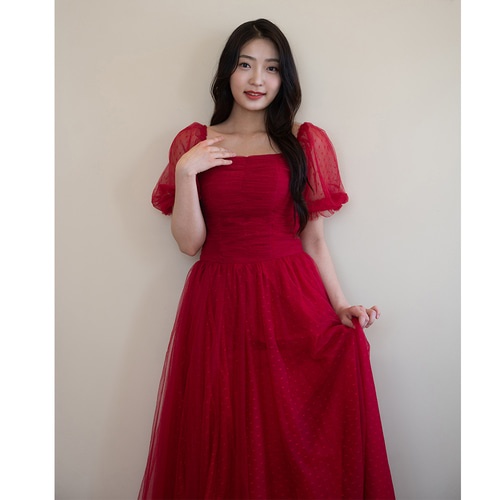 “레드 어바웃타임 유색드레스 대여, 셀프 웨딩의 완벽한 선택”