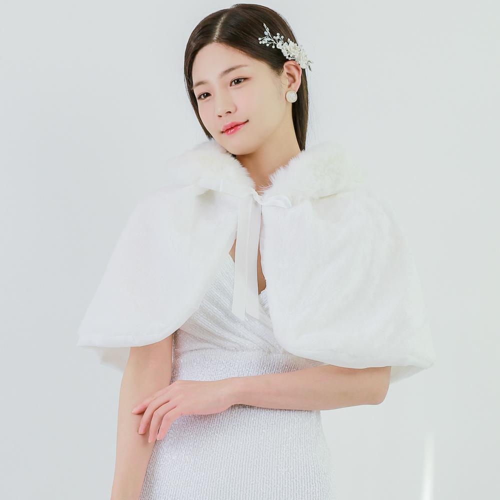 “릴리드레스 차차망토 퍼 웨딩볼레로 LABL03 드레스숄 망토 웨딩케이프” 필수템으로 추천해요
