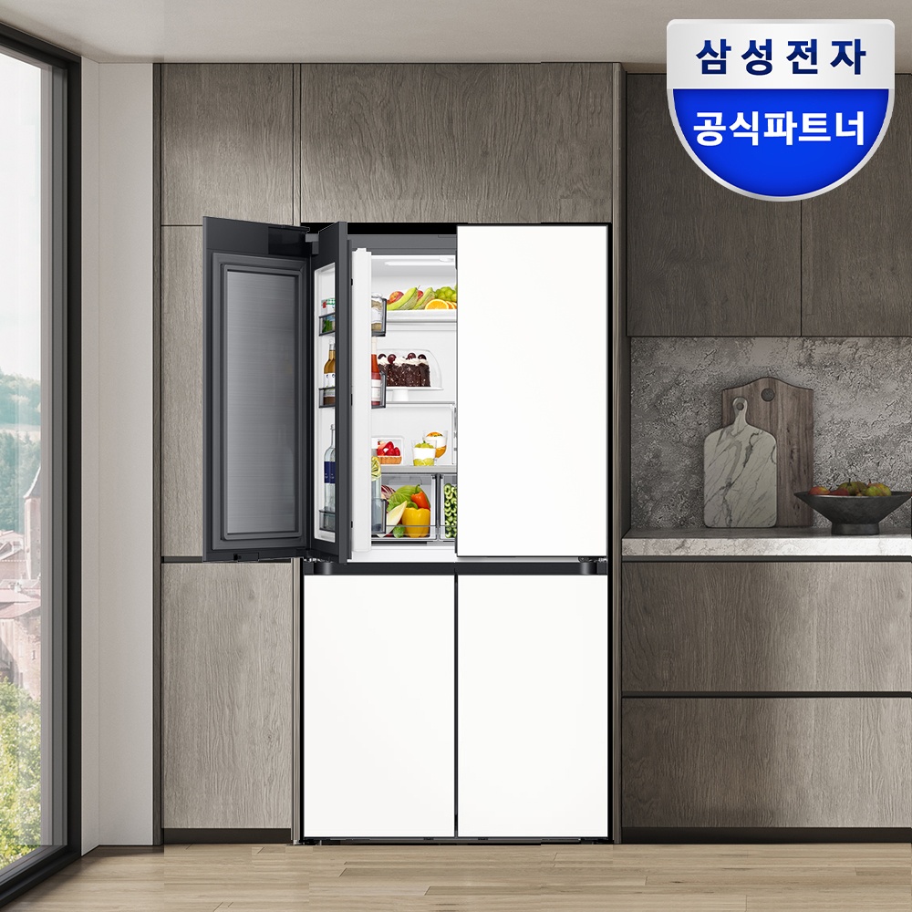 삼성 비스포크 AI 냉장고 25년형 4도어 키친핏Max RM70F63M2Z 푸드쇼케이스 사용 후기