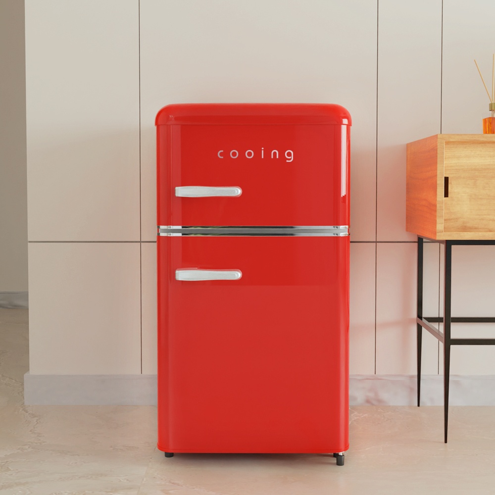 여름 필수템 쿠잉 레트로 미니냉장고 REF-D85 2도어 사용 후기