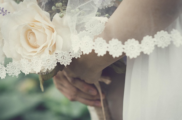 Close-up of engagement ring and necklace set