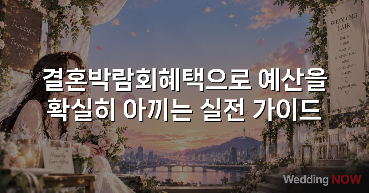 결혼박람회혜택으로 예산을 확실히 아끼는 실전 가이드